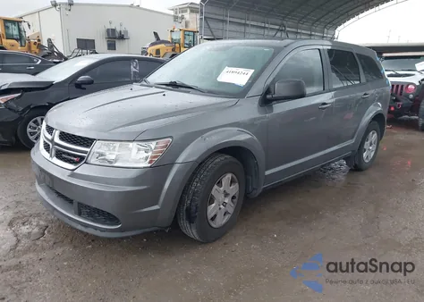 2012 Dodge Journey Se/Avp из США, поврежденный, VIN 3C4PDCAB4CT390452